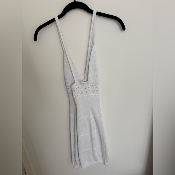 H&M White Mini Dress - Picture 3 of 4